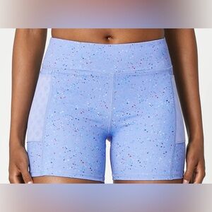 Rabbit Blue Speckled Bike Shorts